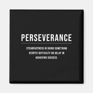 Íman Cota de Slogan Empresarial Motivacional Perseveran