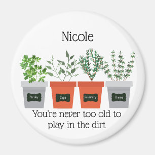 Íman Cota do Jardim Nunca tão velha para jogar na suje