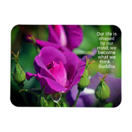 Íman Cota Motivacional Rosa Roxo