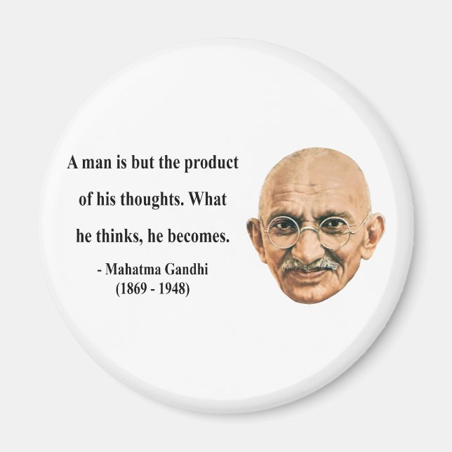 Íman Cotação 8b do Gandhi (Frente)