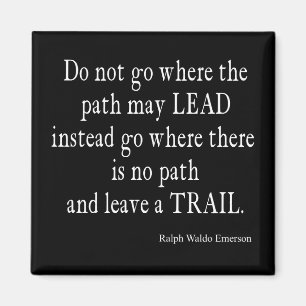 Íman Cotação de Liderança Inspiracional Vintage Emer