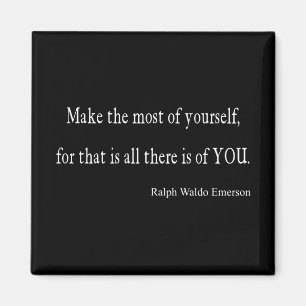 Íman Cotação Inspiracional Vintage Emerson - Personaliz