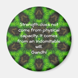 Íman Cotação Motivacional Inspiracional Gandhi