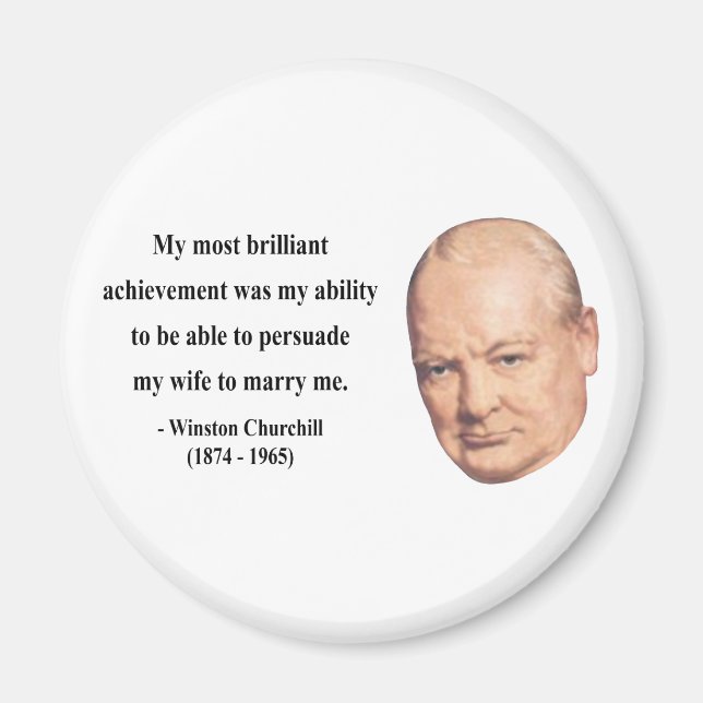 Íman Cotação Winston Churchill 6b (Frente)