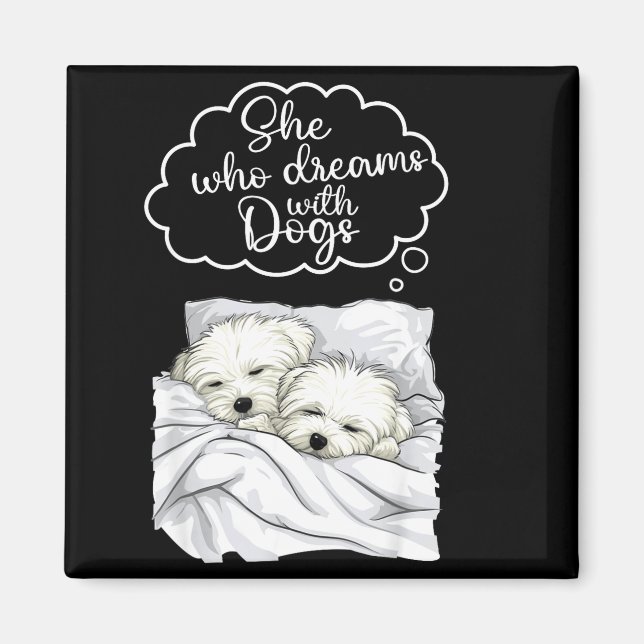 Íman Coton De Tulear Dog Nightgown Pajama  (Frente)