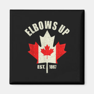 Íman Cotovelo Canadá Est 1867 Orgulhoso Ca Forte Canade
