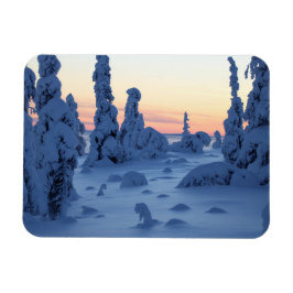 Íman Couché de soleil en Laponie