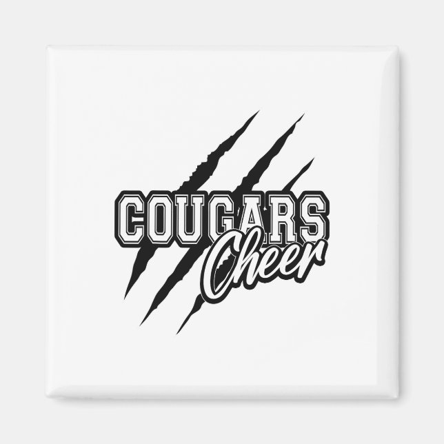 Íman Cougars Cheer Volta à Equipe de Cheerleading da Es (Frente)