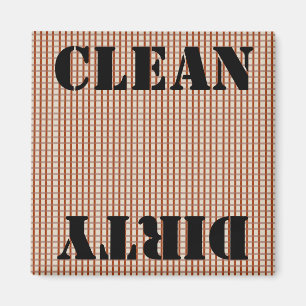 Íman Country Blue Gingham verifica sujeira