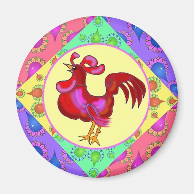Íman Country Rooster (Frente)