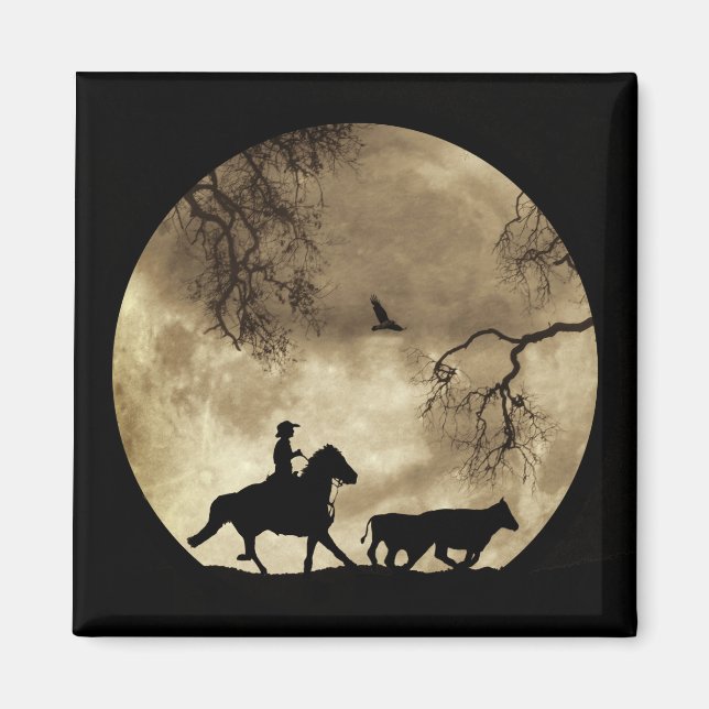 Íman Country Western Cowboy (Frente)