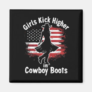 Íman Country Western Cowgirl Girls Ganha Mais alto Em B