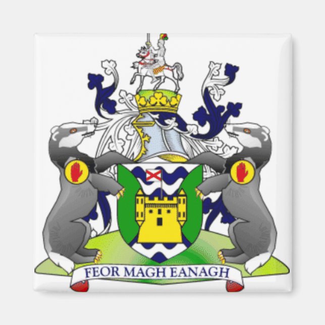 Íman COUNTY Fermanagement Irlanda (Frente)