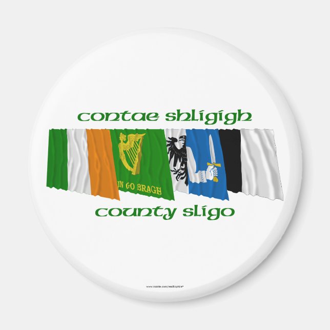 Íman County Sligo Flags (Frente)