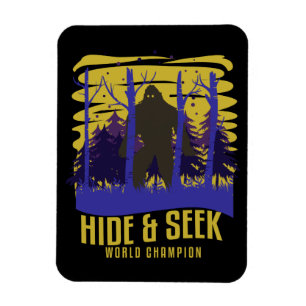 Íman Couro cru de Bigfoot - e - procure o crente de