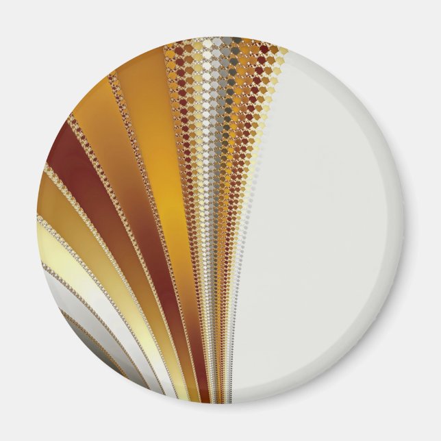 Íman Couro - Magneta Fractal (Frente)