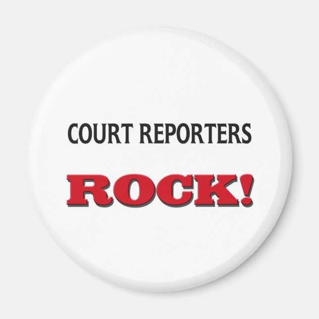 Íman Court Repórteres Rock (Frente)