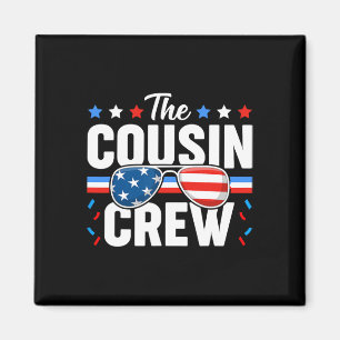 Íman Cousin Crew 4 de julho Família Patriótica American