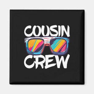 Íman Cousin Crew Adultos Crianças Correspondentes à Tri