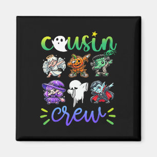 Íman Cousin Crew Dabbing Halloween Boys Skeleton Zombie