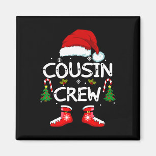 Íman Cousin Crew Kids Primos Família de Natal