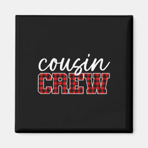 Íman Cousin Crew Kids Primos Família de Natal