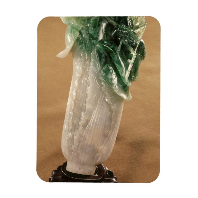 Íman Couves chinesas, coreano, século XIX (jade) (Vertical)