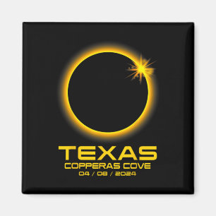 Íman Cove Texas Tx Total Eclipse Solar 2024