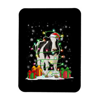 Íman Cow Reindeer Hata Papais noeis De Natal Luzes Engr