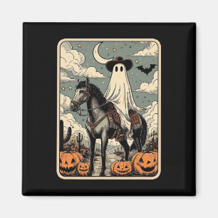 Íman Cowboy Fantasma Andando Cavalo Engraçado Tarot Car