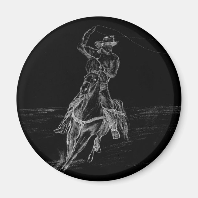 Íman Cowboy Roping (Frente)