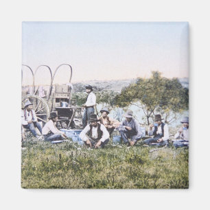 Íman Cowboys at Lunch, 1904 (foto)