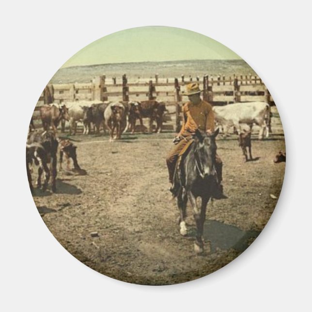 Íman Cowboys e vacas (Frente)