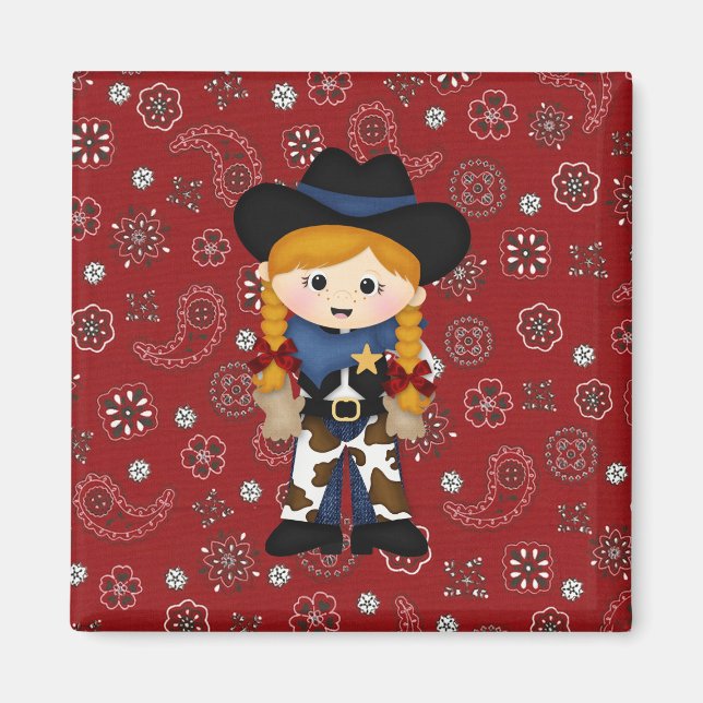 Íman Cowgirl (Frente)