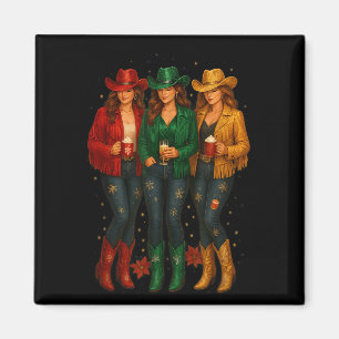 Íman Cowgirl Afro-Americana do Natal Ocidental T