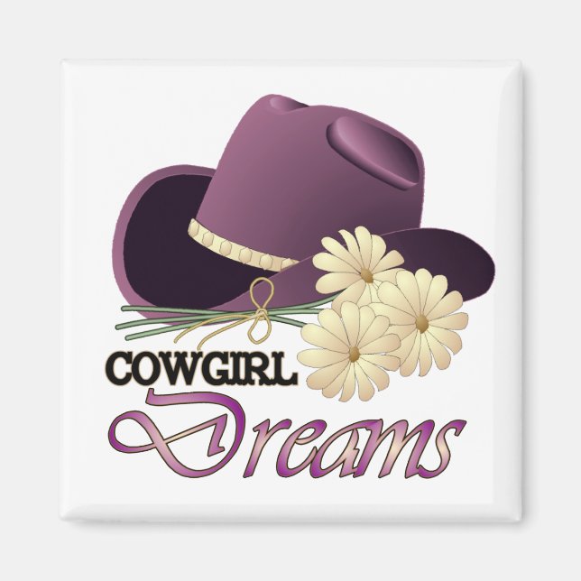 Íman CowGirl Dreams MAGNET (Frente)