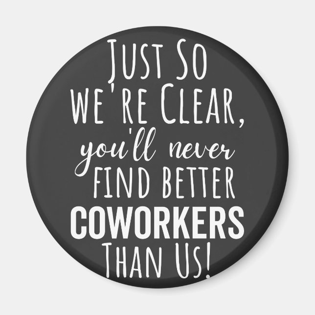 Íman Coworker Goodbye | Deslocamento de Colaboradores | (Frente)