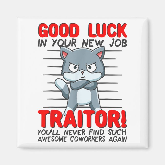 Íman Coworker Leaving, Quitting Going Away, Job Change; (Frente)