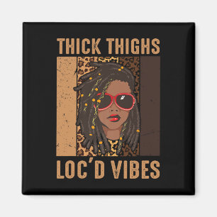 Íman Coxas grossas e Vibes Melanin Black Women J