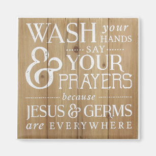 Íman Cozinha de Banheiro. Lave sua mão