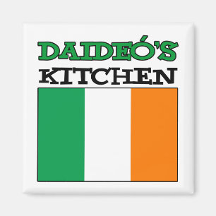 Íman Cozinha de Daideo com bandeira da Irlanda