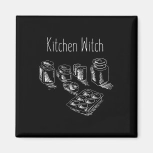 Íman Cozinha Herbalista Engraçada Cozinhar de Halloween