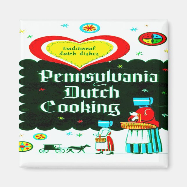ÍMAN "COZINHA PENNSYLVANIA DUTCH" (Frente)