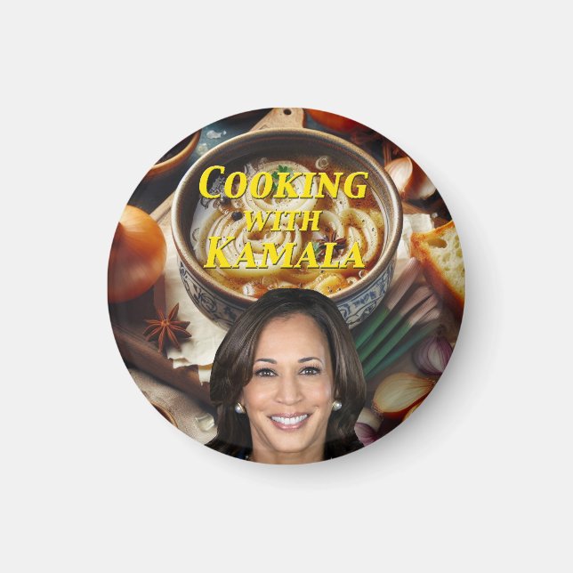 Íman Cozinhar Com Kamala (Frente)