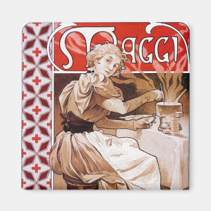 Íman Cozinhar feminino, Alphonse Mucha