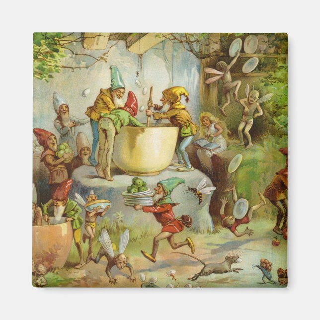 Íman Cozinhar Na Cozinha Gnome (Frente)