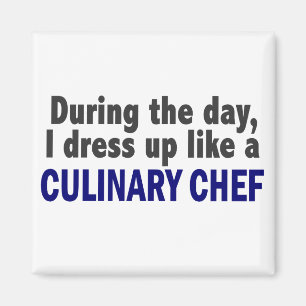 Íman Cozinheiro chefe culinário durante o dia