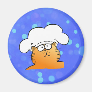 Íman Cozinheiro chefe engraçado engraçado do gatinho