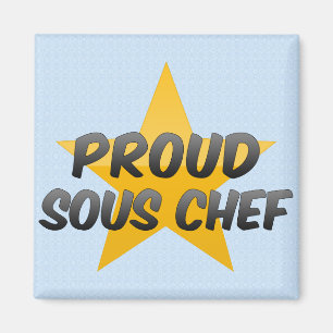 Íman Cozinheiro chefe orgulhoso de Sous