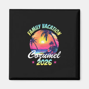 Íman Cozumel 2026 Férias em Família Retro Beach S